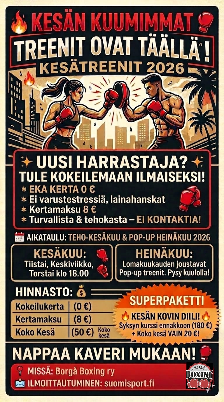 Kesätreenit 2026